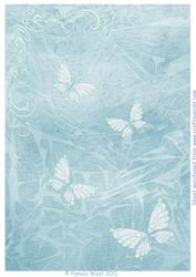 Butterflies and Scrolls Background Paper 2