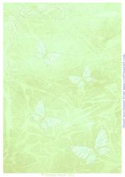 Butterflies and Scrolls Background Paper 4