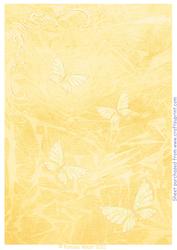 Butterflies and Scrolls Backing Paper 5
