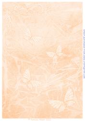 Butterflies and Scrolls Backing Paper 6