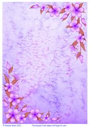 Flower Corner Backing Paper 2