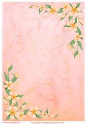 Flower Corner Backing Paper 4