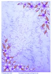 Flower Corner Backing Paper 3