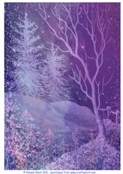 Frosty Trees Background 2