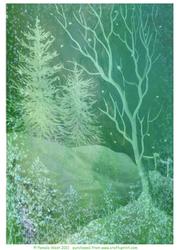 Frosty Trees Background 4