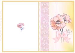 Original Watercolour Anemone Quick Card 5