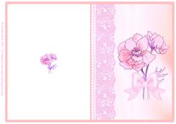 Original Watercolour Anemone Quick Card 6
