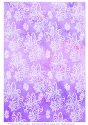 Lilac Silk with Lace Watercolour Background