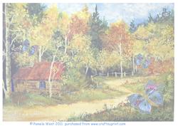 Cabin in the Woods Background