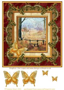 Autumn in the Woods Decoupage Kit