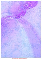 Scroll and Snowflake Background Lilac