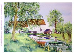 Packenham Mill Original Watercolour Painting
