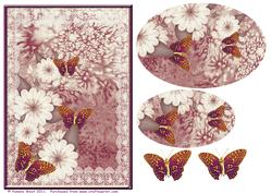 Lace and Butterflies Decoupage