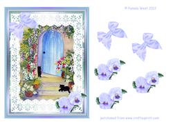 Watercolour Cottage Garden 2 Decoupage Sheet