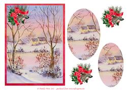 The Frozen Pond Step by Step Topper