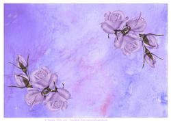 Lilac Roses Backing Sheet