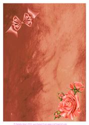 Silk with Roses Background
