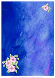 Silk and Camelia Watercolour Background