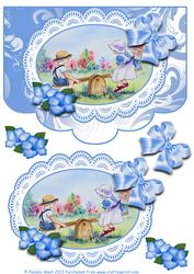 Seesaw Scalloped Edge Envelope Decoupage Topper
