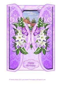 Cottages in Summer Gatefold Card Kit