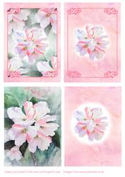 4 Apple Blossom Toppers
