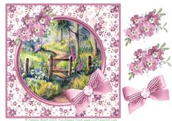 Foxgloves in the Woods, Decoupage