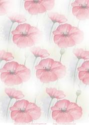Watercolour Poppy Vellum