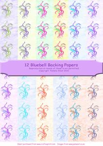 12 Bluebell Background Papers