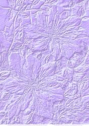 Embossed Lilac Clematis Vellum