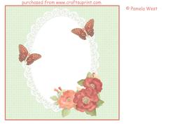 Field Mice, Butterflies and Poppies Insert
