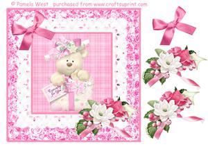 Especially for You Bear Topper and Insert Mini Kit
