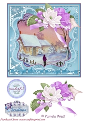 Coming Home. 8x8 Card topper with sentiments