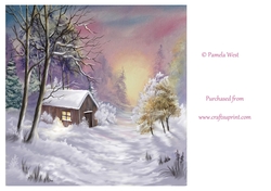 Cabin in the Woods Original Art, Designer Resource