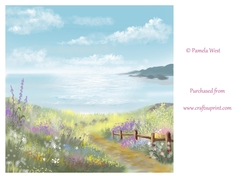 Seascape 2 Original Art. Designer resource