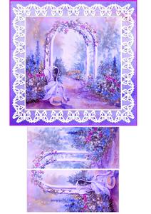 Summer Archway Side Stacker Decoupage Kit