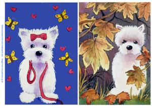 Westie Walkies and Autumn Westie