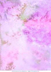 Watercolour Burst Vellum in Pinks