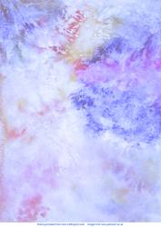 Watercolour Burst Blue Vellum