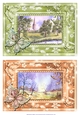 Salisbury Cathedral and Misty Morning. 2 Butterfly framed card toppers