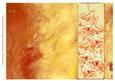 Rose and Crushed Silk Blank Card - Gold Shade