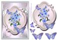 Field Flowers and Butterflies Watercolour Decoupage