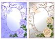 Roses and Butterflies Card Fronts Set 2