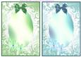 Daisies and Bows Card Fronts Set 4