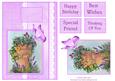Flowers in a Chimney Pot & Butterfly Topper with Sentiments