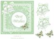Best Wishes Wedding Day Card with Butterflies