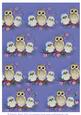 3 Owls Background Sheet