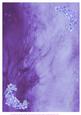 Lilac Silk with Forget Me Nots Background