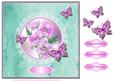 8x8 Silk, Lace and Anemones Decoupage Sheet