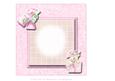 8x8 Pink Birthday Bear Insert.