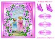 Spring Walk with Archway and Butterflies